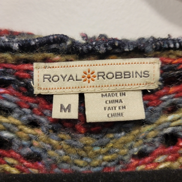 Royal Robbins Hooded Multicolor Knit Sweater - M - Picture 6 of 9